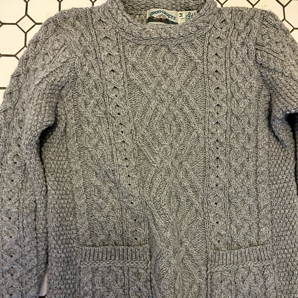 Aran Craft Wool Sweater